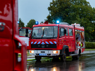 Alarmübung in Eggebek: Menschenrettung in einem stark verrauchten Gebäude