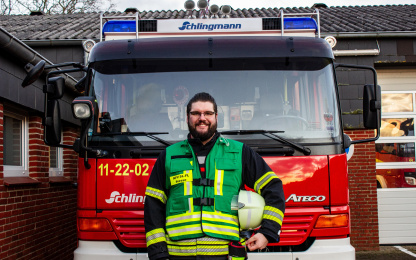 Patrick Jonasson, Pressesprecher, FF Busdorf