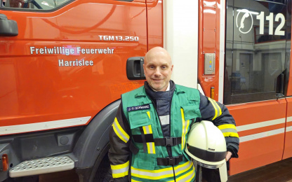 Jan-Christian Schwarz, Pressesprecher, FF Harrislee