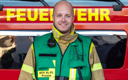Jasper Hentschel, Pressesprecher, FF Süderbrarup
