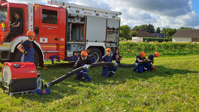 25-Stunden-Übung der Jugendfeuerwehr Jübek